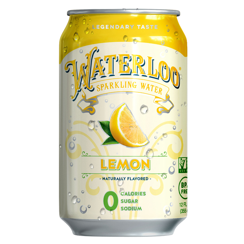 Waterloo Lemon Sparkling Water 12oz Can