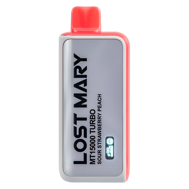 Lost Mary Sour Strawberry Peach MT15000 Turbo Disposable Vape 15,000 Puffs