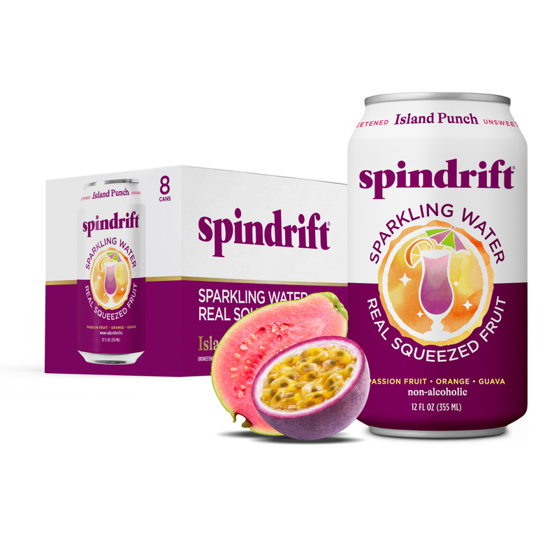 Spindrift Island Punch Sparkling Water 8pk 12oz Can