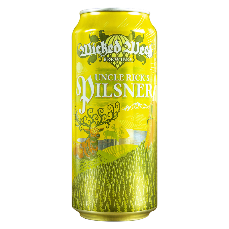 Wicked Weed Uncle Rick's Pilsner 4pk 16oz Can 5.1% ABV