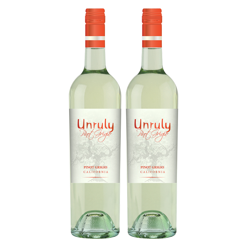 Unruly Pinot Grigio 2 for $20