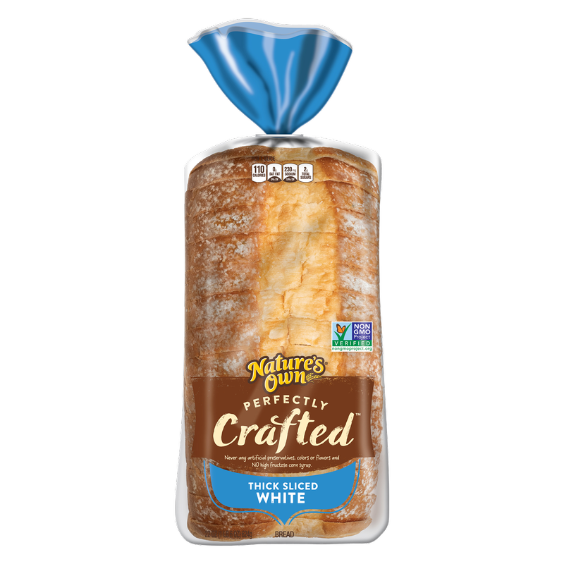 Nature's Own Perfectly Crafted White Bread - 22oz