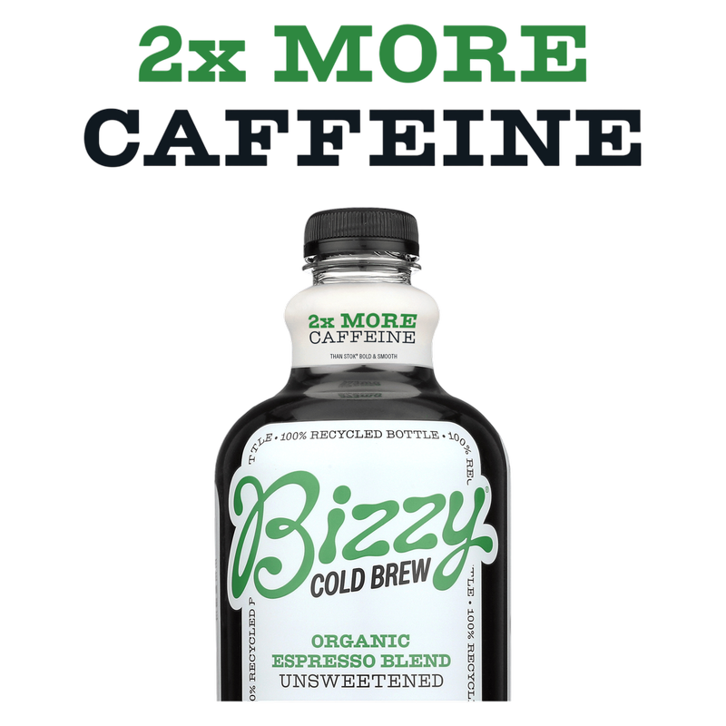 Bizzy Organic Espresso Blend Cold Brew Coffee 48oz Btl