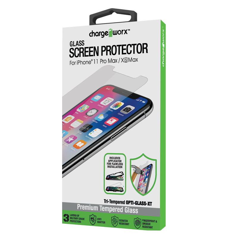 Chargeworx iPhone 11 Pro Max Glass Screen Protector