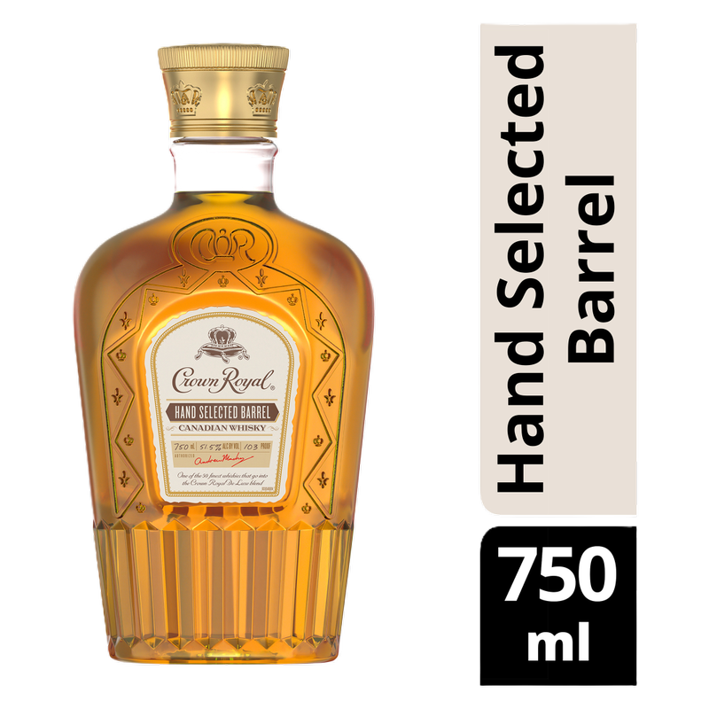 Crown Royal Hand Selected Barrel Canadian Whisky 750ml