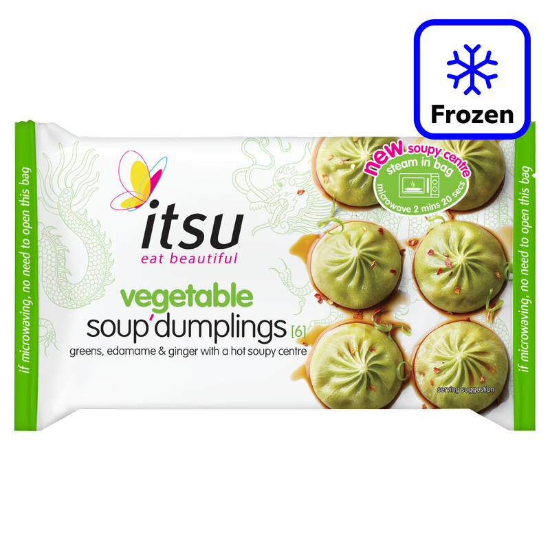 Itsu Vegetable Soup Dumplings, 168g