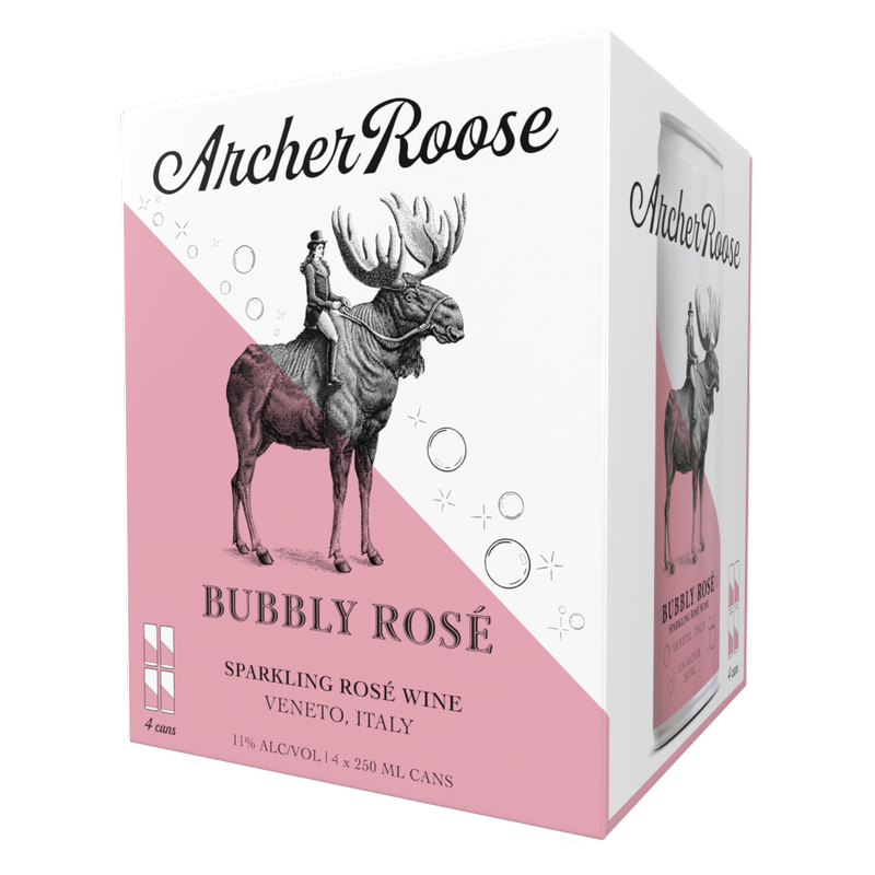 Archer Roose Wines Bubbly Rose 4pk 250ml Cans