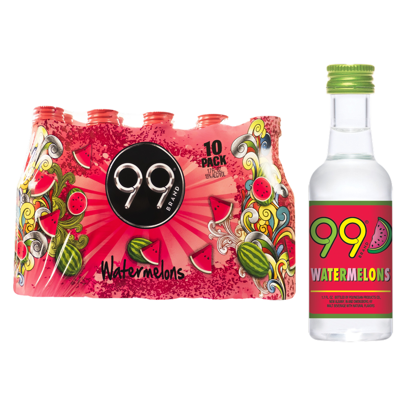 99 Watermelon Malt 50ml 10pk (30 proof)