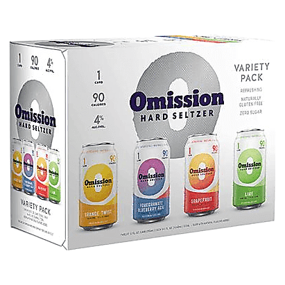 Omission Hard Seltzer Variety Pack 12pk 12oz Can