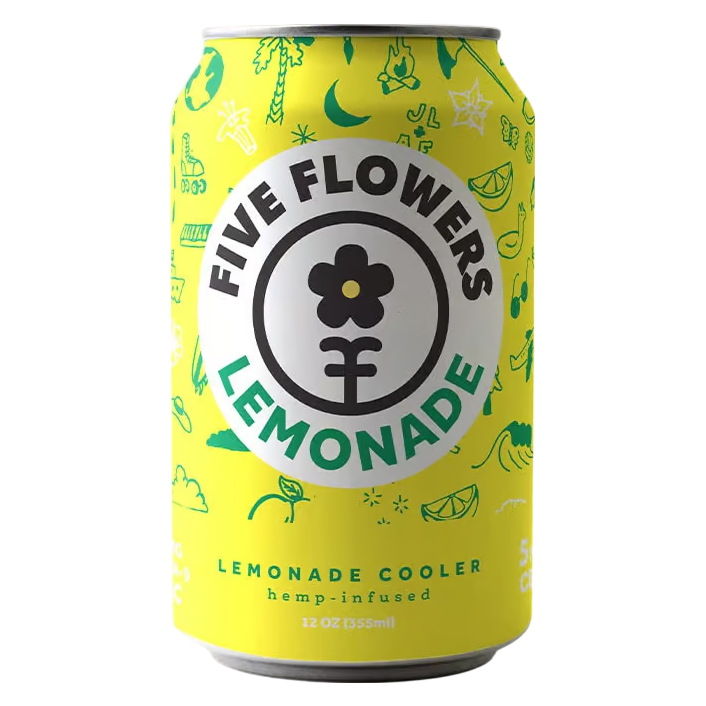 Five Flowers 5mg THC Variety Pack 8pk 12oz Can