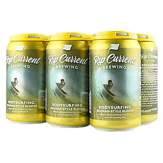 Rip Current Brewing Bodysurfing Belgian-Style Blonde Ale 6pk 12oz Can
