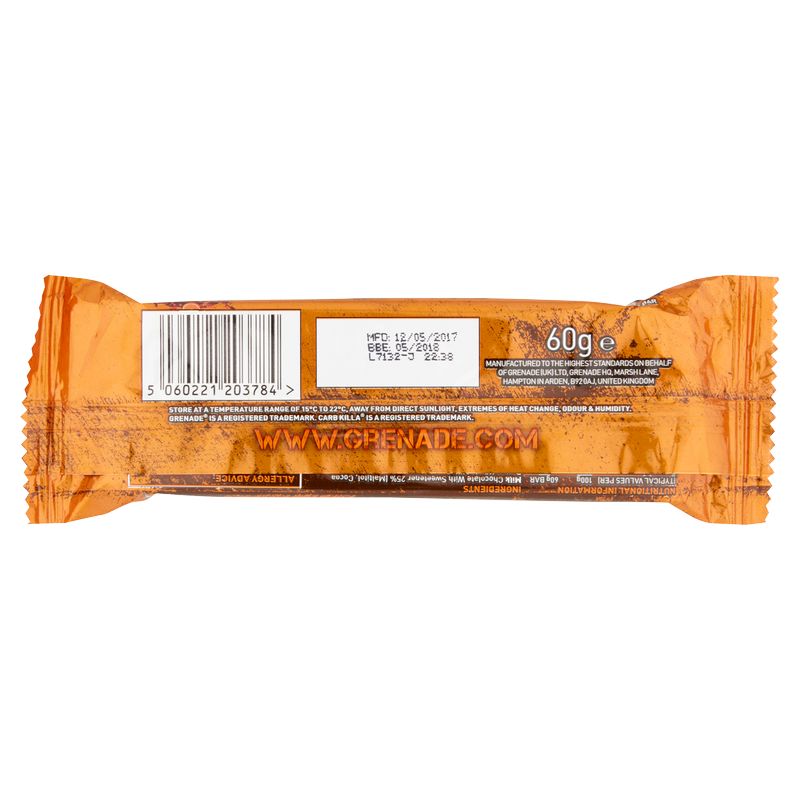 Grenade Carb Killa Jaffa Quake Chocolate Orange, 60g