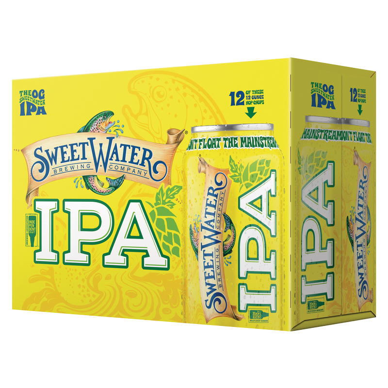 SweetWater IPA 12pk 12oz Can 6.3% ABV