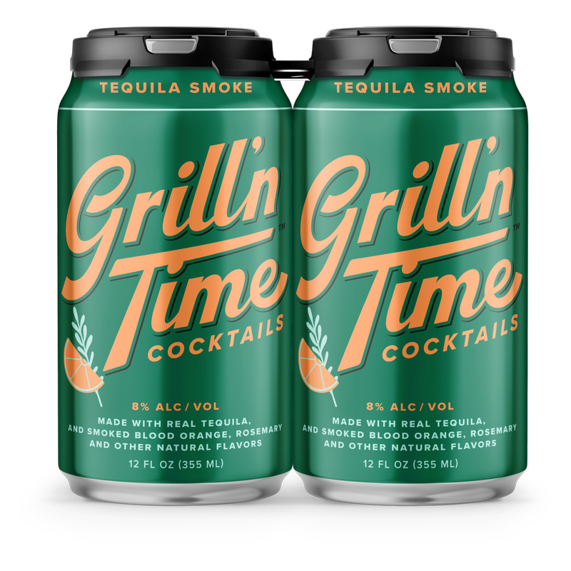 Grill'N Time Tequila Smoke 4pk 12oz Can 8%ABV