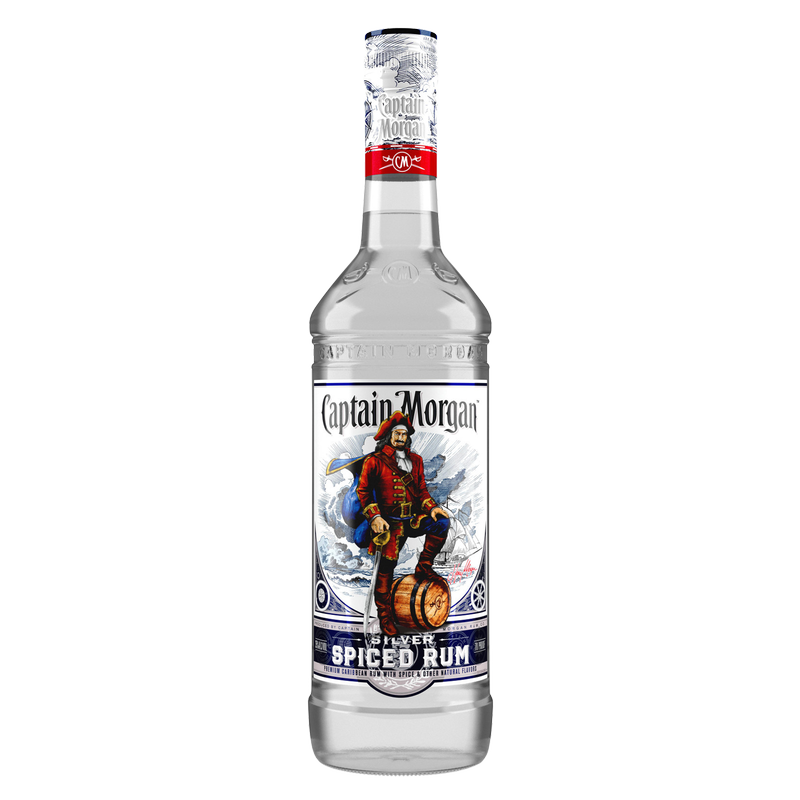 Captain Morgan Silver Spiced Rum, 750 mL