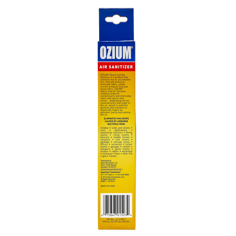 Ozium Vanilla Air Sanitizer 3.5oz