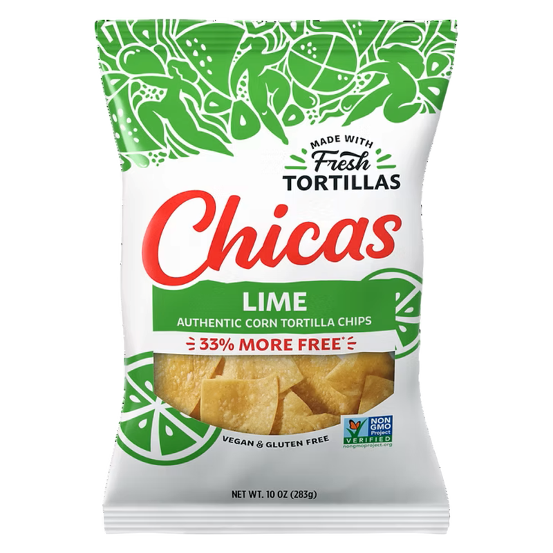Chicas Lime Tortilla Chips, 10oz 