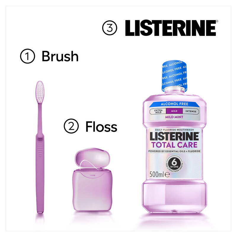 Listerine Total Care Milder Taste, 500ml