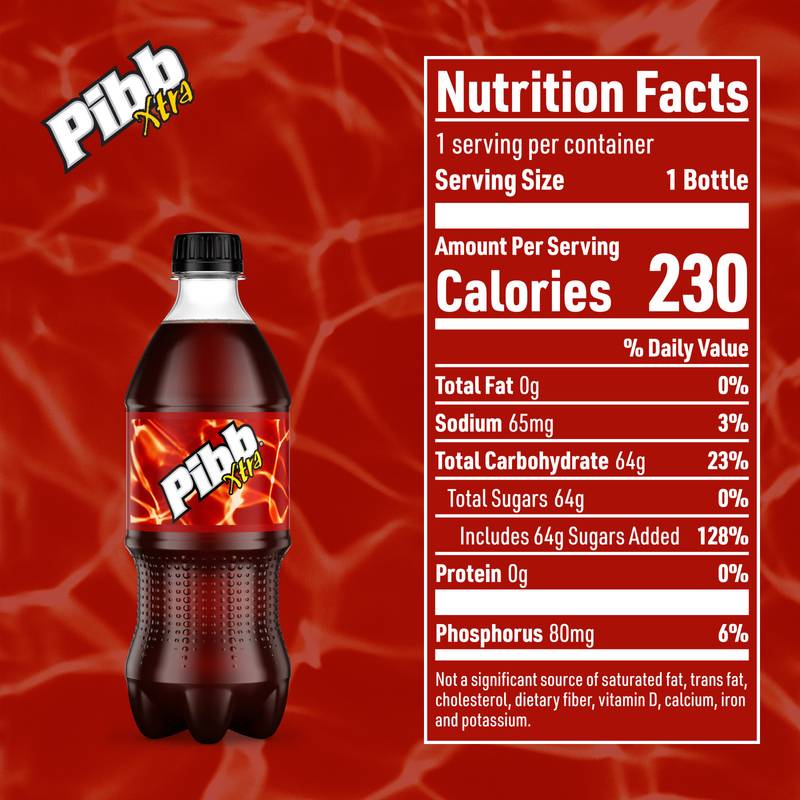 Pibb Xtra Soda 20oz Btl