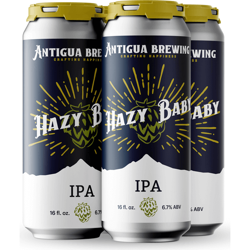 Antigua Brewing Co. Hazy Baby IPA (4PKC 16 OZ)