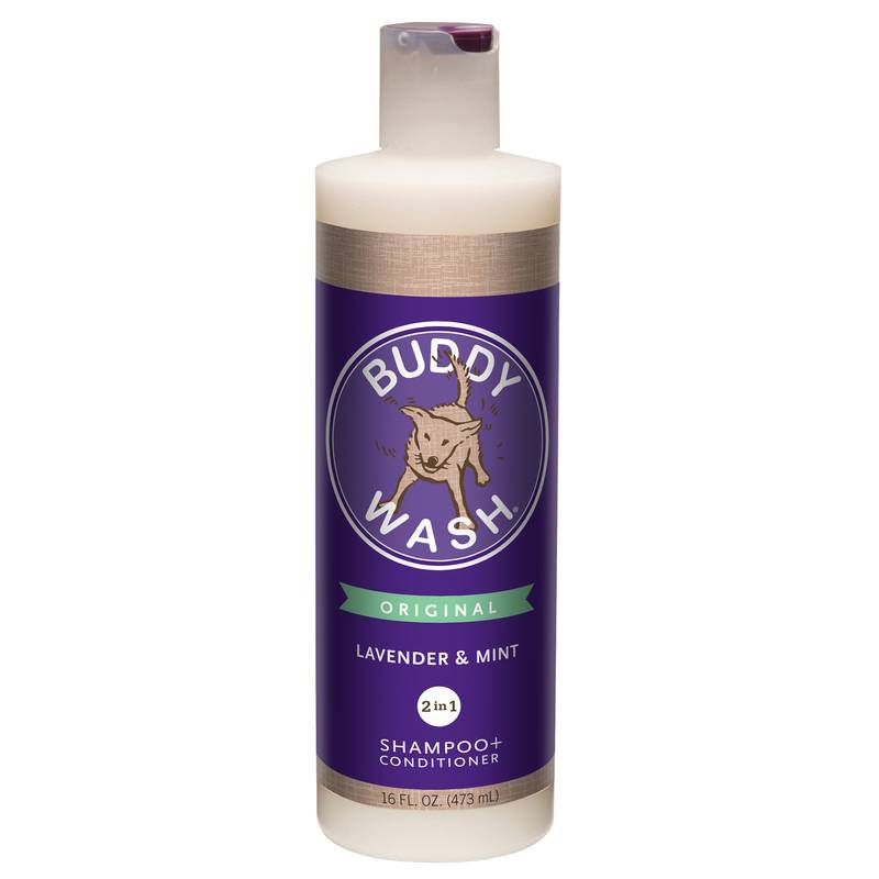 Buddy Wash Lavender & Mint 2 in 1 Dog Shampoo Plus Conditioner, 16oz. 