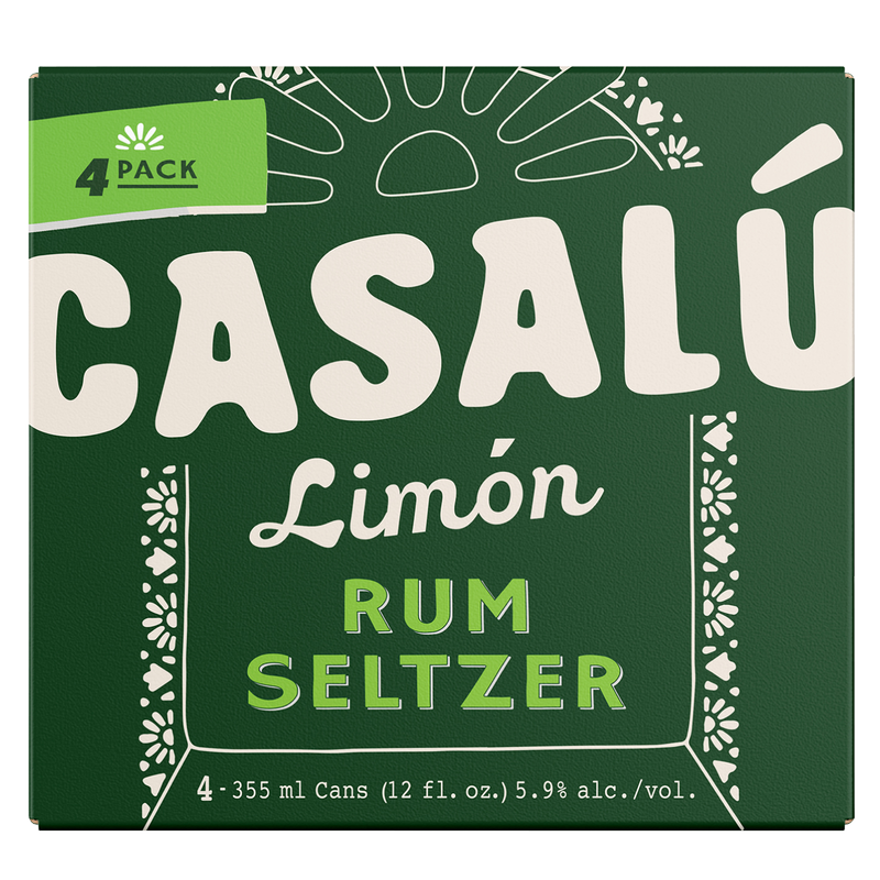 Casalu Limon Rum Seltzer 4pk 12oz Can 5.9% ABV