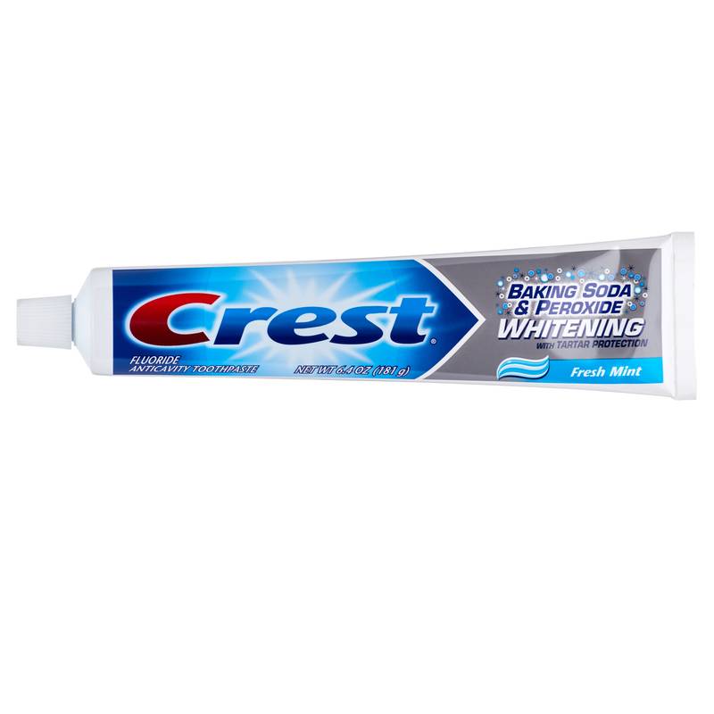 Crest Fresh Mint Baking Soda & Peroxide Whitening with Tartar Protection Toothpaste 6.4oz