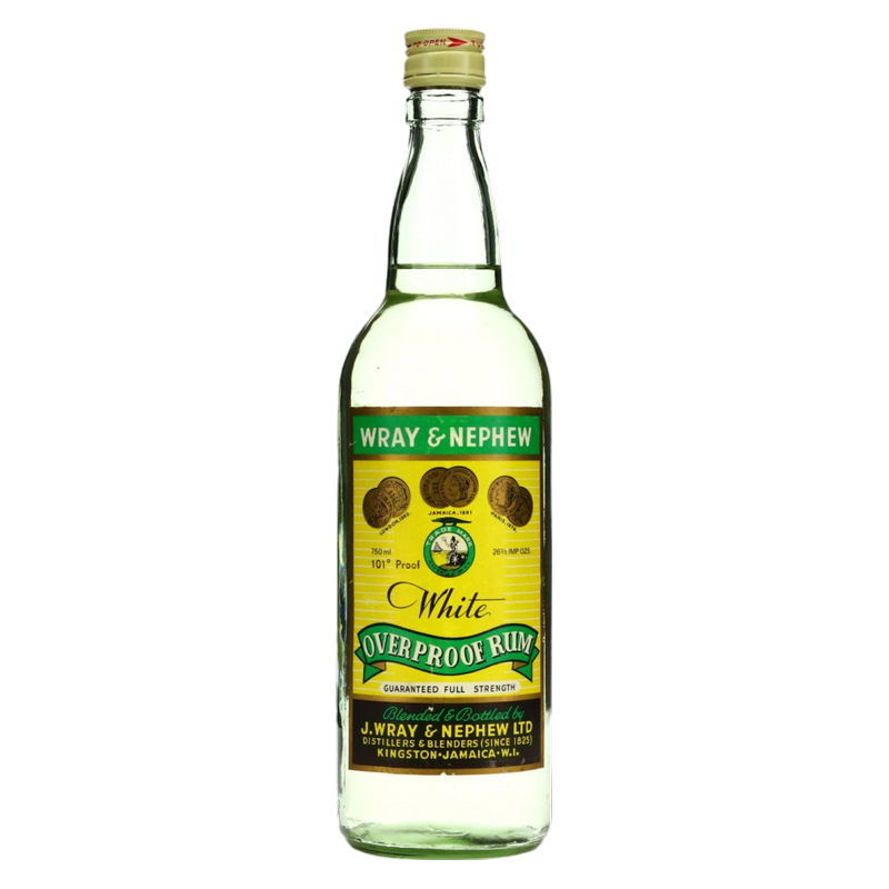 J. Wray White Overproof Rum 750 ml