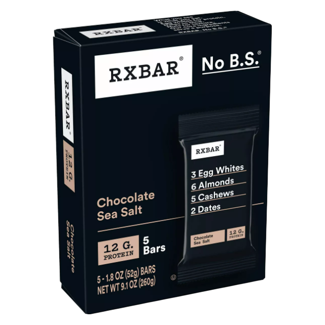 RXBar Chocolate Sea Salt Protein Bar 5ct