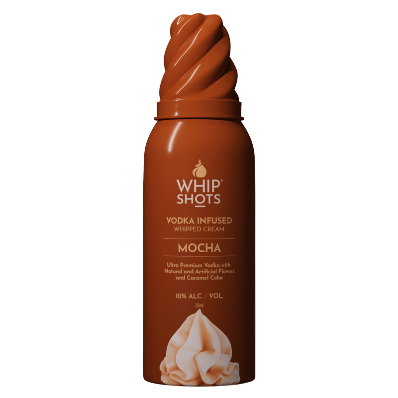 Whipshots Mocha Vodka Infused Whipped Cream 50ml 10% ABV