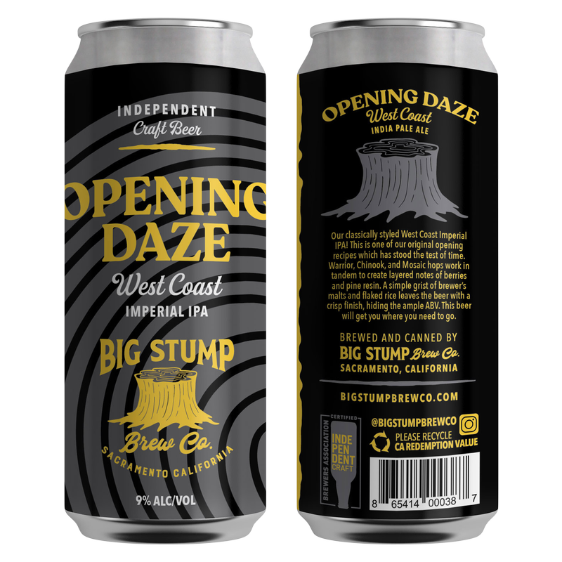 Big Stump Brew Co. Opening Daze Imperial IPA 4pk 16oz