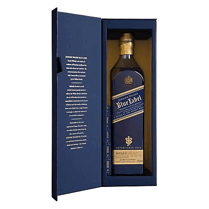 Johnnie Walker Blue Label Scotch Gift Set 750ml (80 Proof)