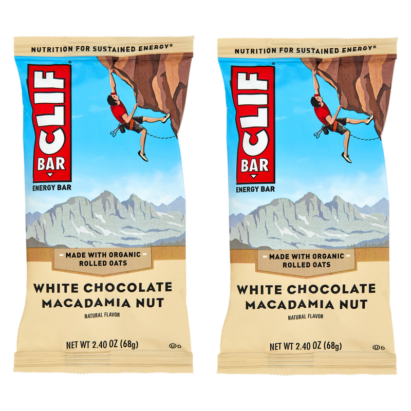 2ct - Clif Bar White Chocolate Macadamia Nut Energy Bar 2.4oz