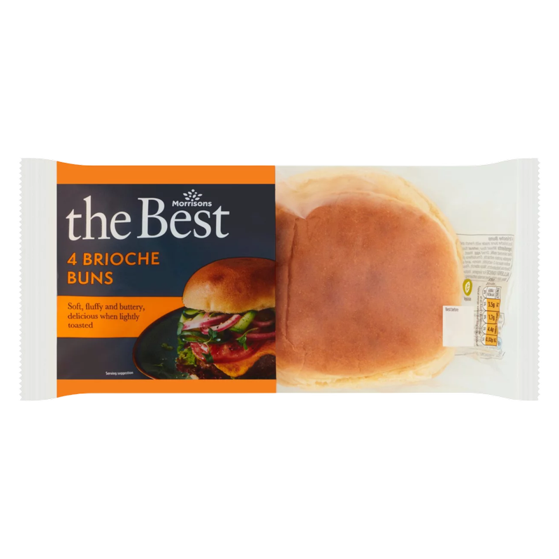 Morrisons The Best Brioche Buns, 4pcs