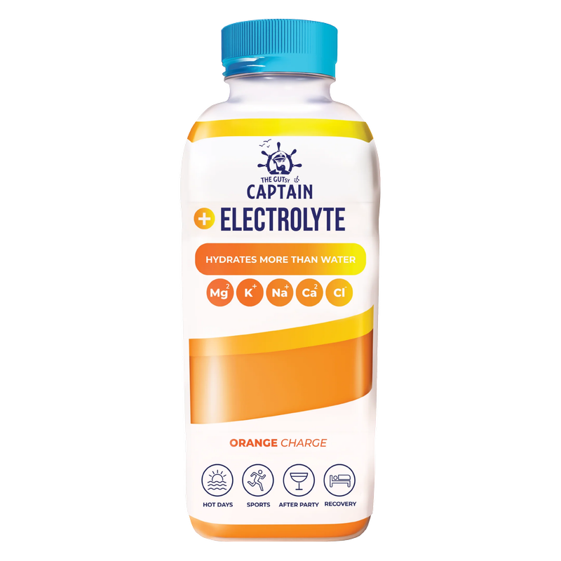 The GUTsy Captain Electrolytes Orange, 600ml