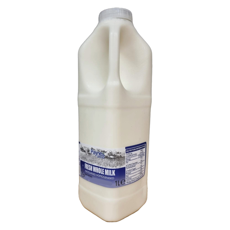 Payne's British Whole Milk, 1L