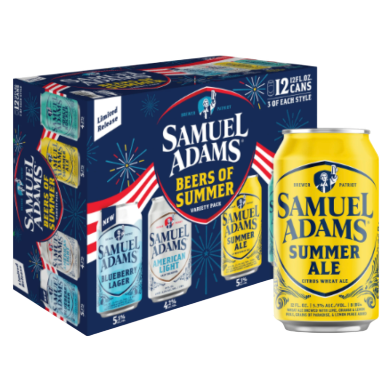 Samuel Adams Beers of Summer Variety Pack 12pk 12oz Can