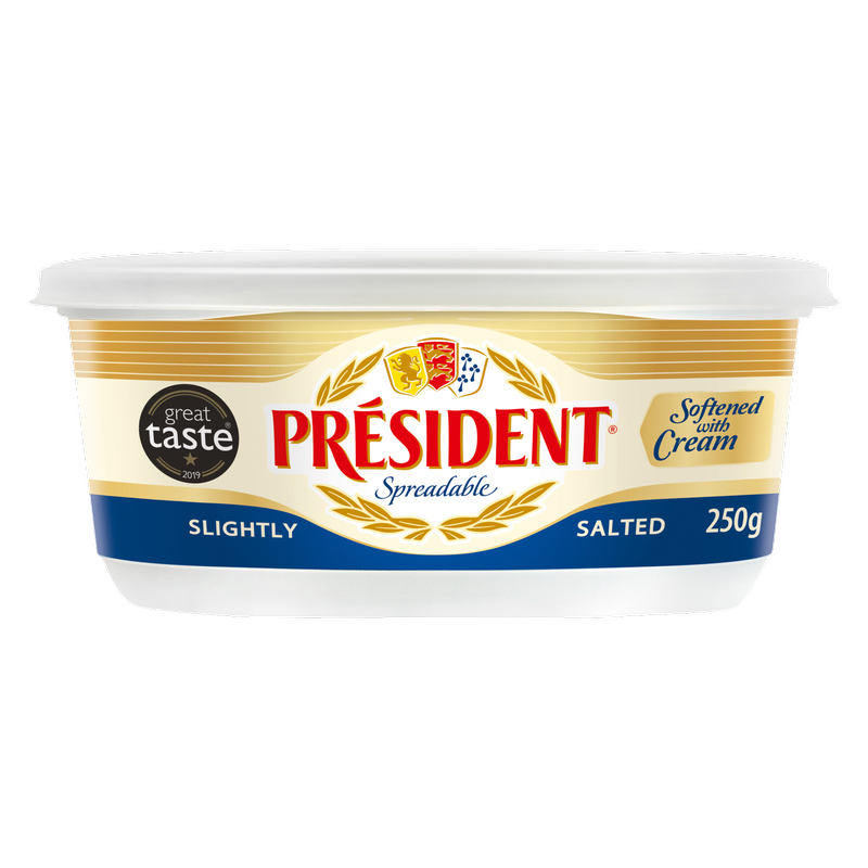 President Spreadable Slightly Salted, 250g