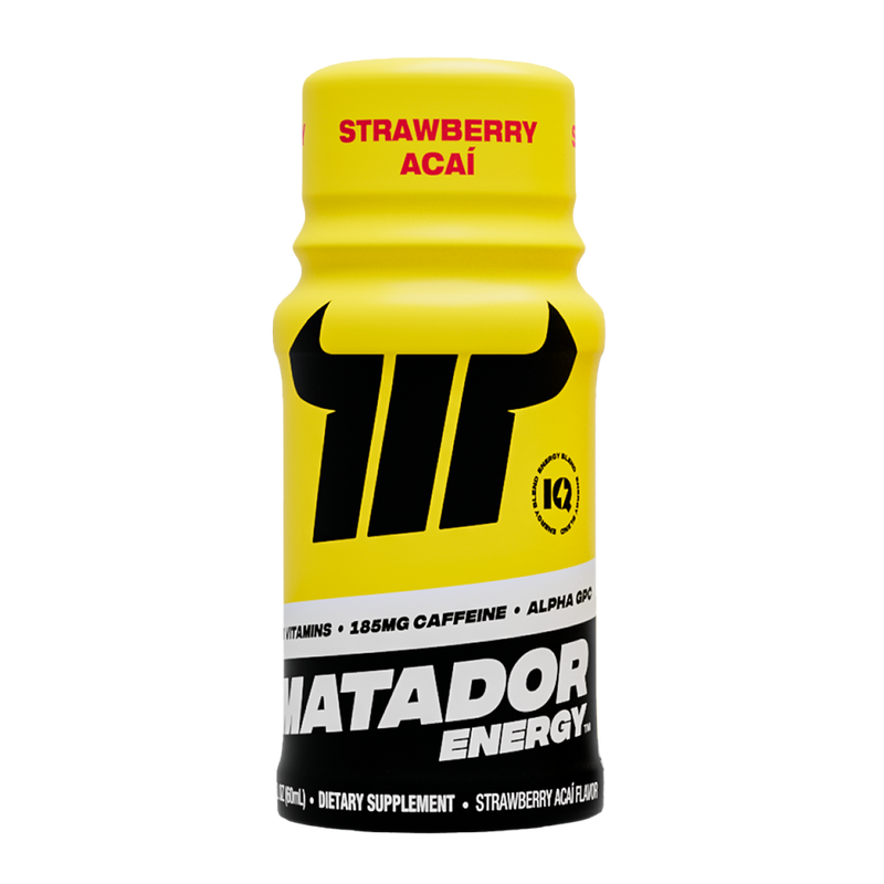 Matador Strawberry Acai Energy Shots 2oz Btl