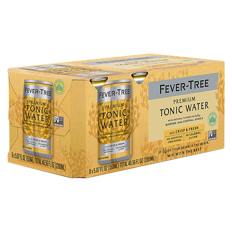 Fever-Tree Premium Indian Tonic Water 8pk 5oz Can