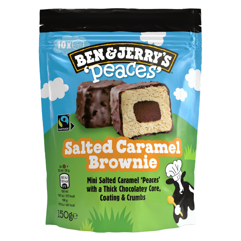 Ben & Jerry's Caramel Brownie Peaces, 160ml