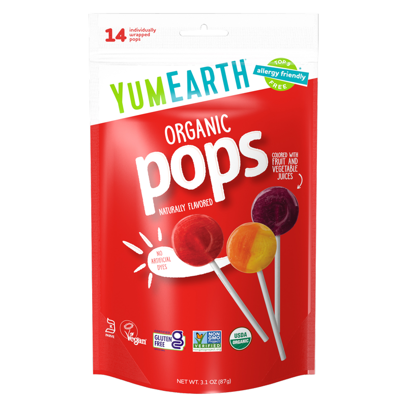 Yum Earth Organic Lollipops Assorted Fruit 3oz