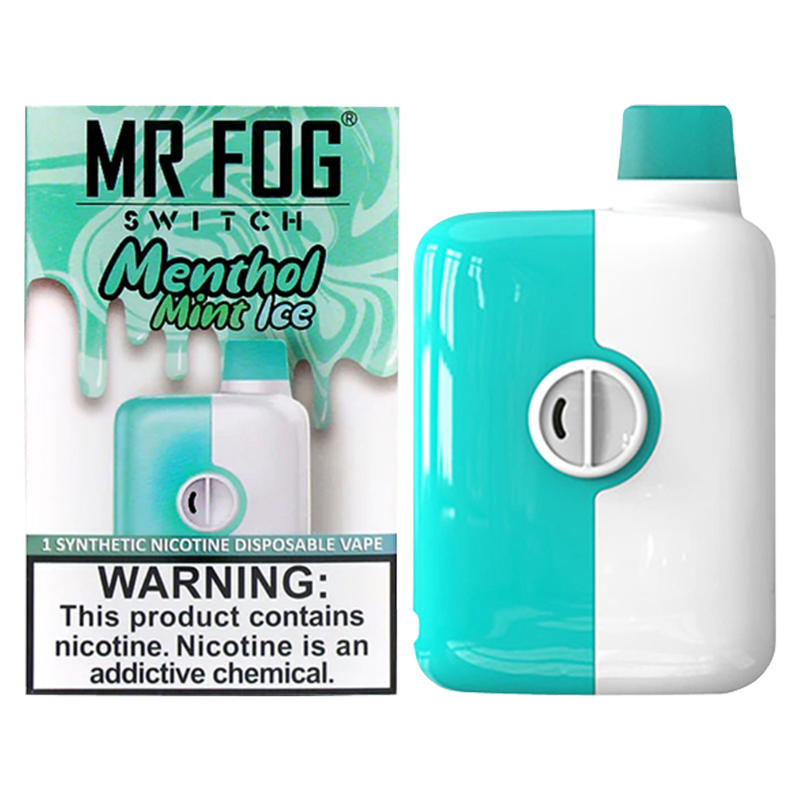Mr. Fog Switch Mint Ice Menthol Disposable Vape 5500 Puffs 