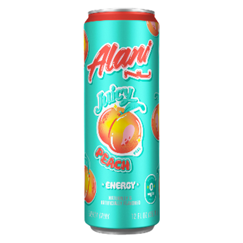 Alani Nu Energy Juicy Peach + Gummi Watermelon Slices Snack Pack