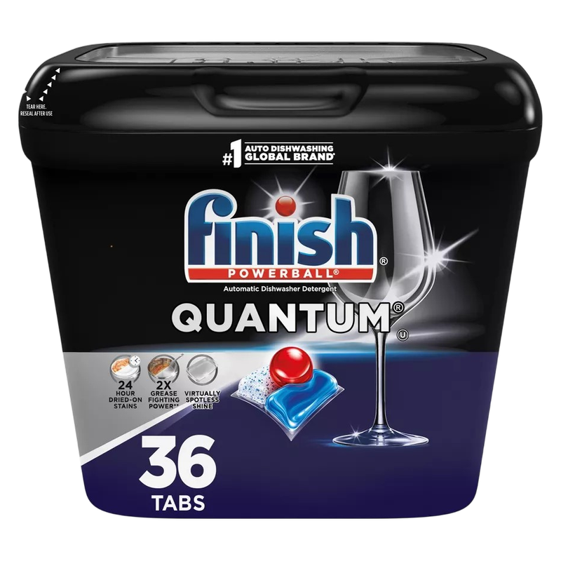 Finish Quantum Dishwasher Detergent, 36 ct.