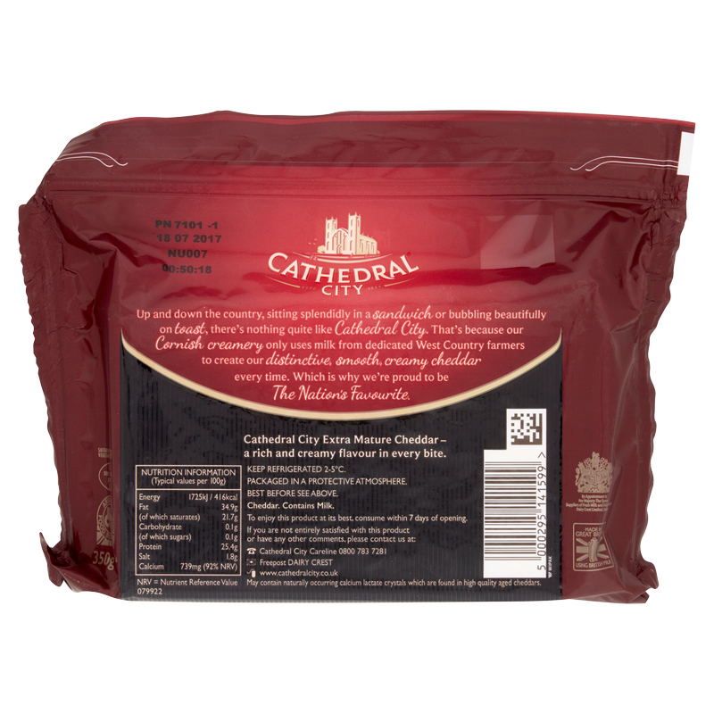 Cathedral City Extra Mature Cheddar, 350g