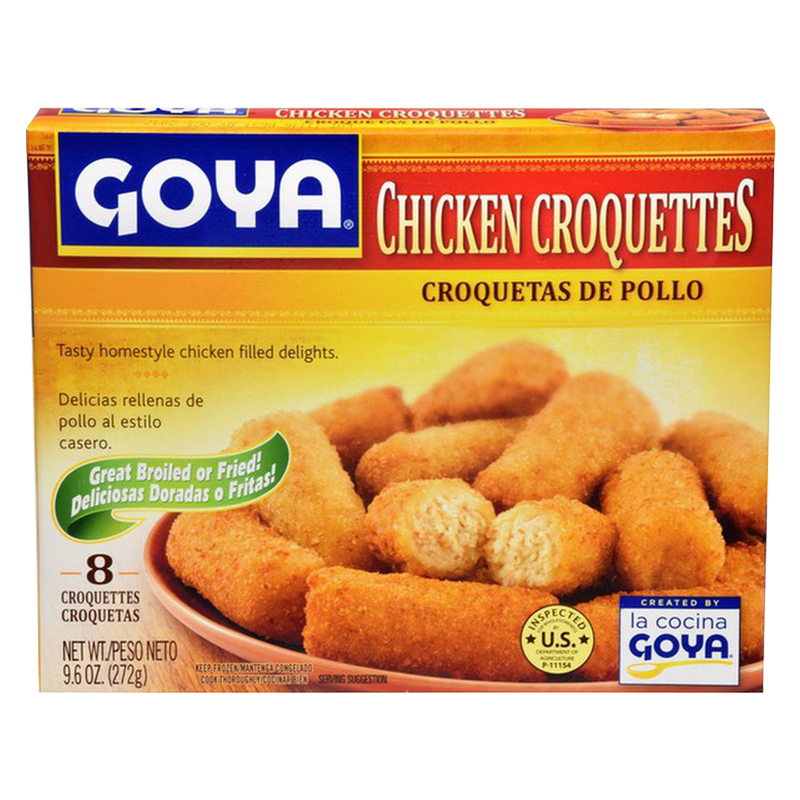 Goya Frozen Chicken Croquettes 8ct 9.6oz