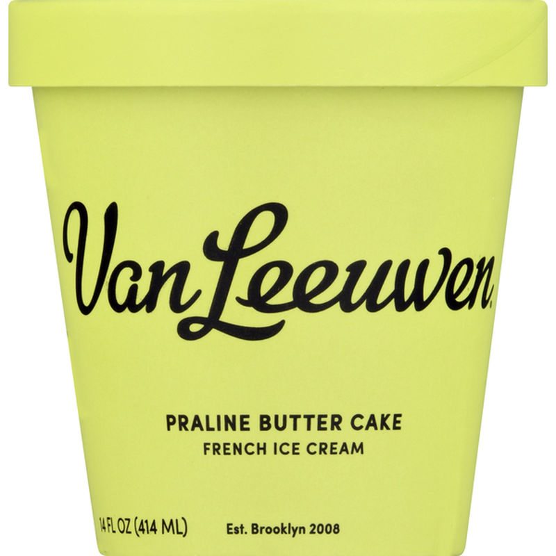 Van Leeuwen Praline Butter Cake Ice Cream Pint 14oz