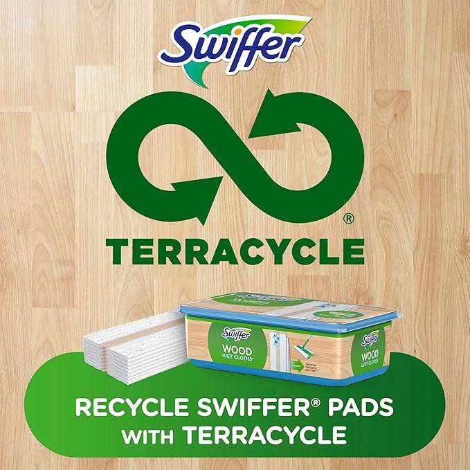 Swiffer Sweeper Wet Wood Floor Mopping Cloths, 20 Count