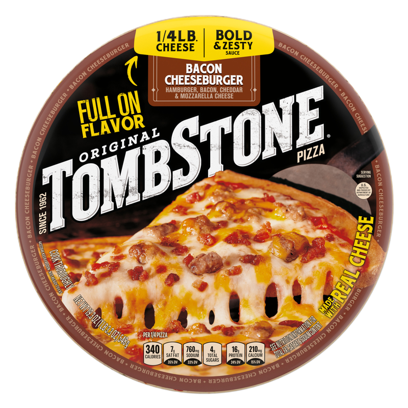 Tombstone Bacon Cheeseburger Pizza, 19.3oz